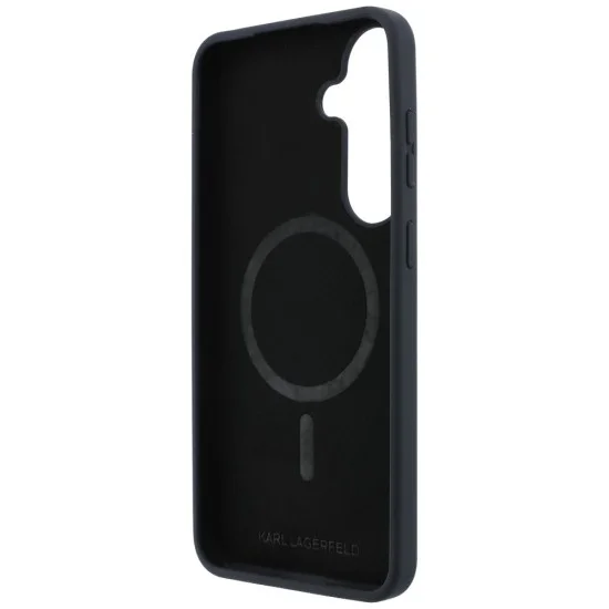 Калъф за Samsung Galaxy S26 FE - Silicone KC Heads Magnetic (KLHMS26FESKCHTCK) - Karl Lagerfeld - Черен