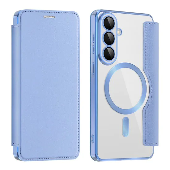 Калъф за Samsung Galaxy S26 Plus - SmartMag Book Case - Techsuit - Светлосин