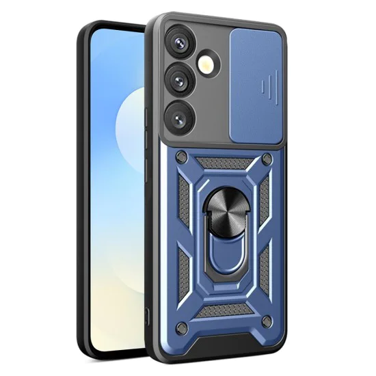 Калъф за Samsung Galaxy S26 Plus - Techsuit CamShield Series - Син