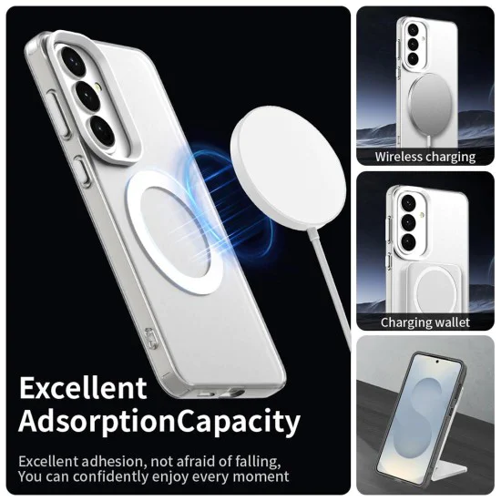 Калъф за Samsung Galaxy S26 Plus - Techsuit CandyCase MagSafe - Бял