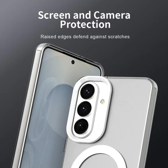 Калъф за Samsung Galaxy S26 Plus - Techsuit CandyCase MagSafe - Бял