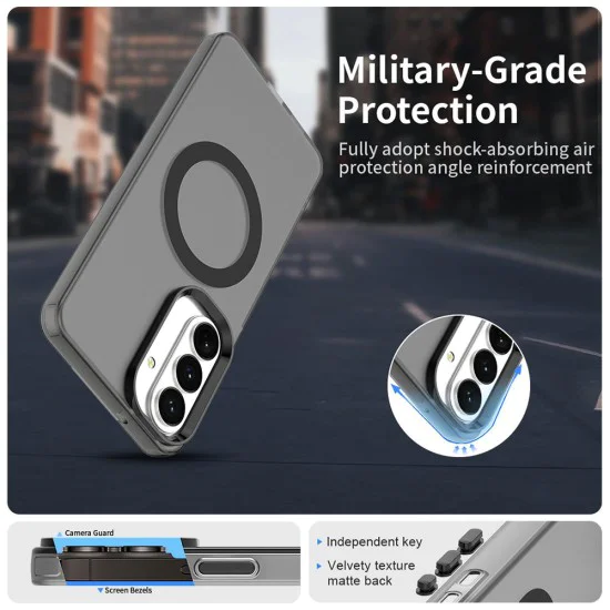 Калъф за Samsung Galaxy S26 Plus - Techsuit CandyCase MagSafe - Черен