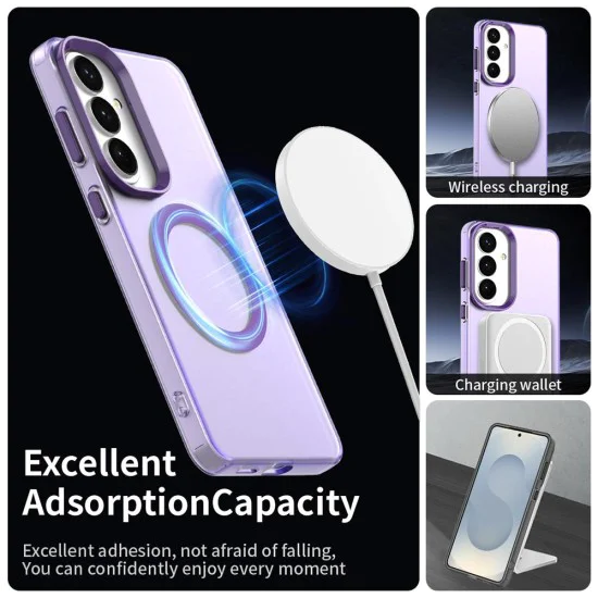 Калъф за Samsung Galaxy S26 Plus - Techsuit CandyCase MagSafe - Лилав