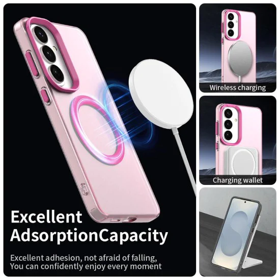 Калъф за Samsung Galaxy S26 Plus - Techsuit CandyCase MagSafe - Розов