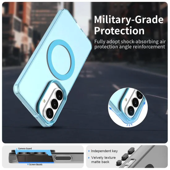 Калъф за Samsung Galaxy S26 Plus - Techsuit CandyCase MagSafe - Син