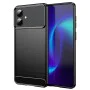 Калъф за Samsung Galaxy S26 Plus - Techsuit - Carbon Silicone - Черен
