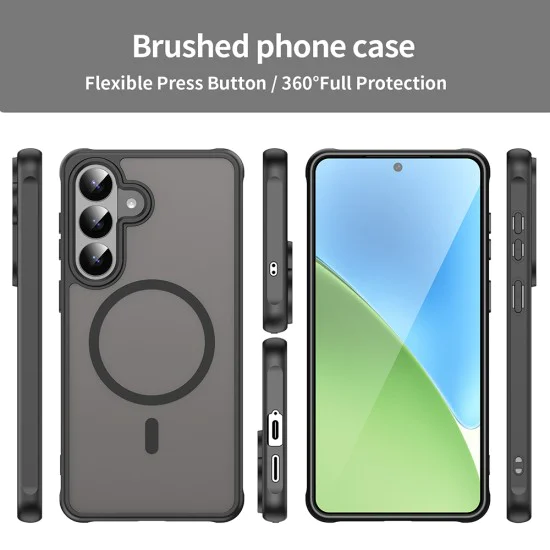 Калъф за Samsung Galaxy S26 Plus - Techsuit HaloFrost II MagSafe - Черен
