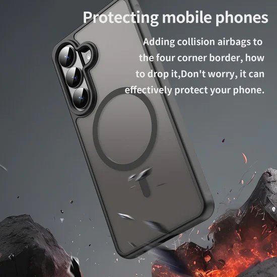 Калъф за Samsung Galaxy S26 Plus - Techsuit HaloFrost II MagSafe - Черен