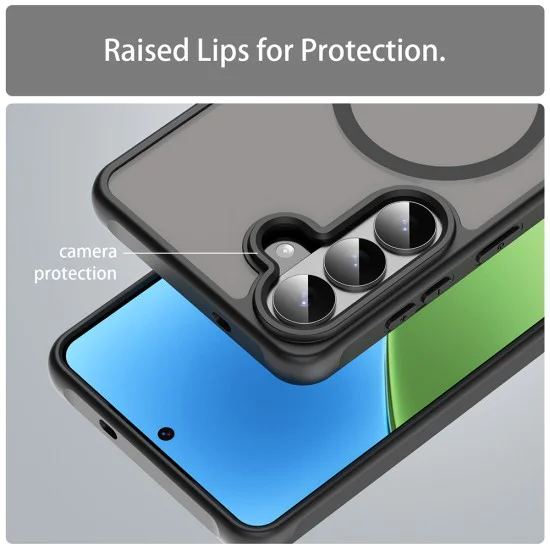 Калъф за Samsung Galaxy S26 Plus - Techsuit HaloFrost II MagSafe - Черен