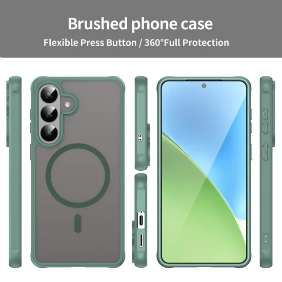 Калъф за Samsung Galaxy S26 Plus - Techsuit HaloFrost II MagSafe - Зелен