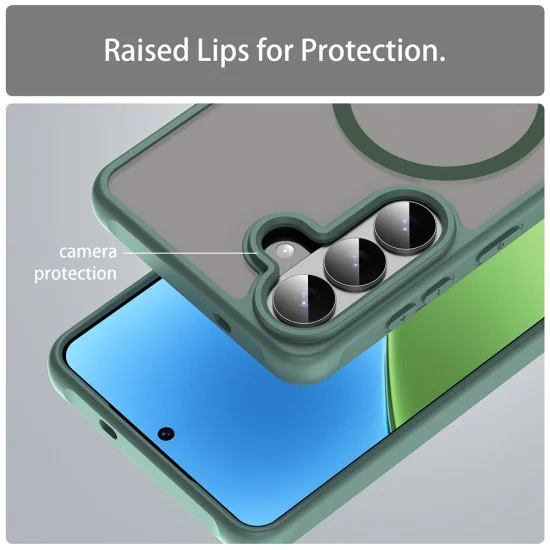 Калъф за Samsung Galaxy S26 Plus - Techsuit HaloFrost II MagSafe - Зелен
