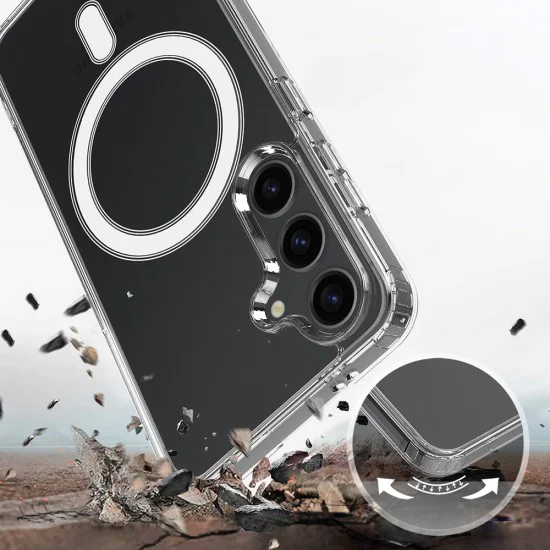 Калъф за Samsung Galaxy S26 Plus - Techsuit MagSafe Pro - Прозрачен