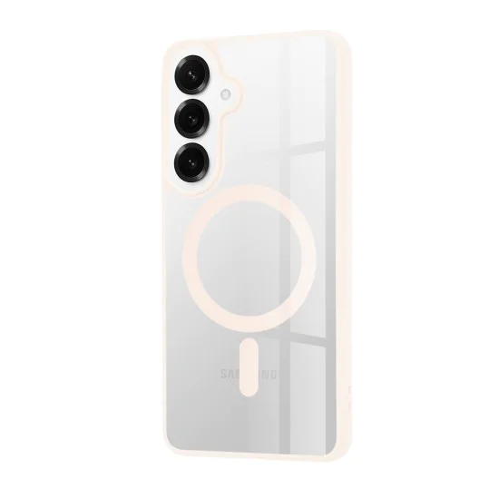 Калъф за Samsung Galaxy S26 Plus - Techsuit MagSafe Pro - Телесен розов