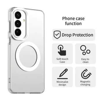 Калъф за Samsung Galaxy S26 - Techsuit CandyCase MagSafe - Бял
