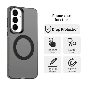 Калъф за Samsung Galaxy S26 - Techsuit CandyCase MagSafe - Черен
