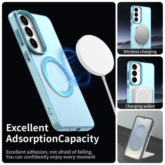 Калъф за Samsung Galaxy S26 - Techsuit CandyCase MagSafe - Син