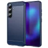 Калъф за Samsung Galaxy S26 - Techsuit Carbon Silicone - Син