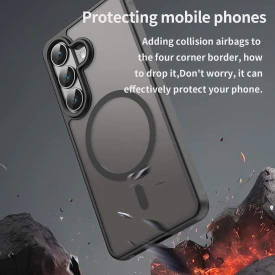 Калъф за Samsung Galaxy S26 - Techsuit HaloFrost II MagSafe - Черен