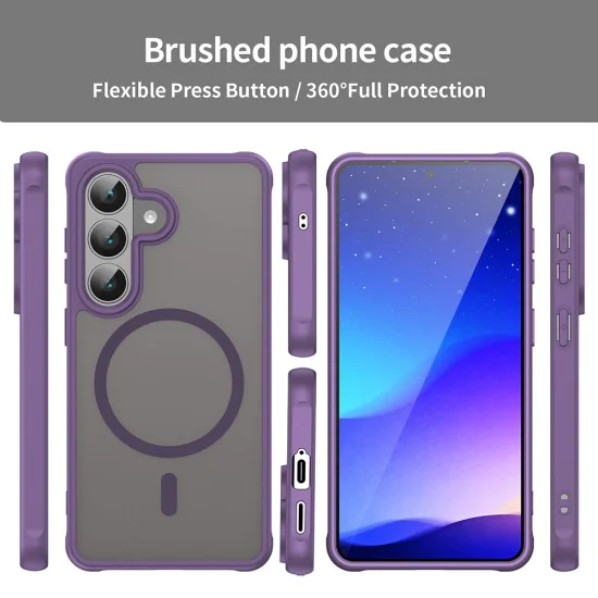 Калъф за Samsung Galaxy S26 - Techsuit HaloFrost II MagSafe - Лилав
