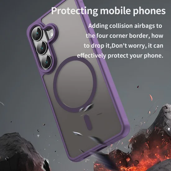 Калъф за Samsung Galaxy S26 - Techsuit HaloFrost II MagSafe - Лилав