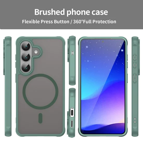 Калъф за Samsung Galaxy S26 - Techsuit HaloFrost II MagSafe - Зелен