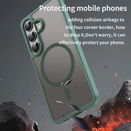 Калъф за Samsung Galaxy S26 - Techsuit HaloFrost II MagSafe - Зелен