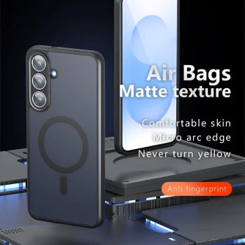 Калъф за Samsung Galaxy S26 - Techsuit PureFrost MagSafe - Матово черен