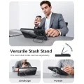 Калъф за Samsung Galaxy S26 Ultra - ESR Classic Hybrid HaloLock Kickstand - Прозрачно черен