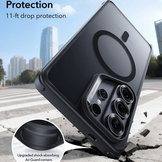 Калъф за Samsung Galaxy S26 Ultra - ESR Classic Hybrid HaloLock - Матово черен