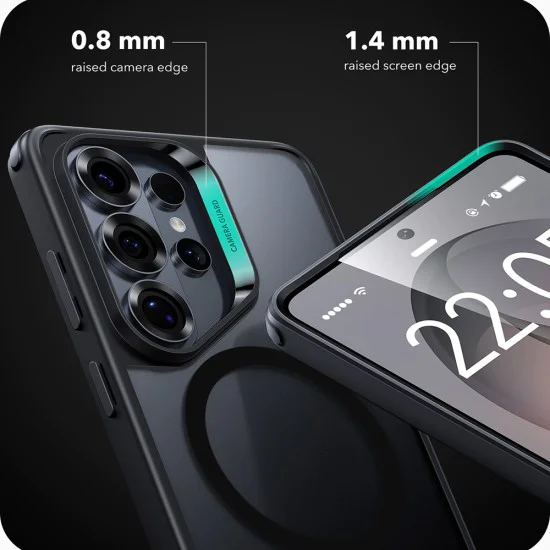 Калъф за Samsung Galaxy S26 Ultra - ESR Classic Hybrid HaloLock - Матово черен