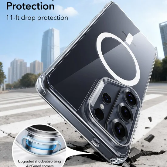 Калъф за Samsung Galaxy S26 Ultra - ESR Classic Hybrid HaloLock - Прозрачен
