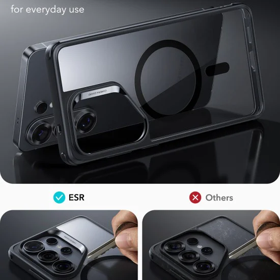 Калъф за Samsung Galaxy S26 Ultra - ESR Classic Hybrid HaloLock - Прозрачно черен