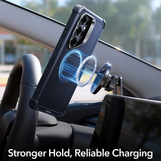 Калъф за Samsung Galaxy S26 Ultra - ESR Cyber Armor Kickstand - Черен