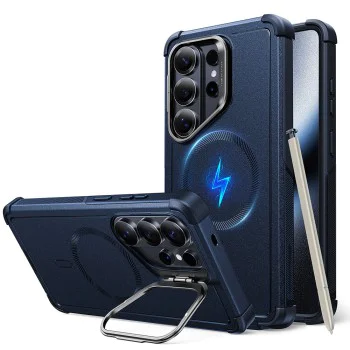 Калъф за Samsung Galaxy S26 Ultra - ESR Cyber Armor Kickstand - Син