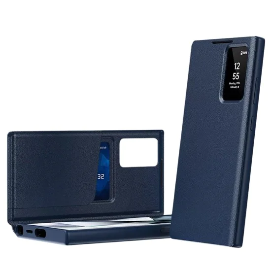 Калъф за Samsung Galaxy S26 Ultra - SmartView Series - Techsuit - Син