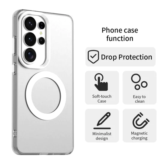 Калъф за Samsung Galaxy S26 Ultra - Techsuit CandyCase MagSafe - Бял