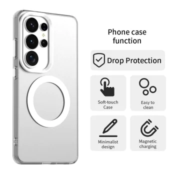 Калъф за Samsung Galaxy S26 Ultra - Techsuit CandyCase MagSafe - Бял