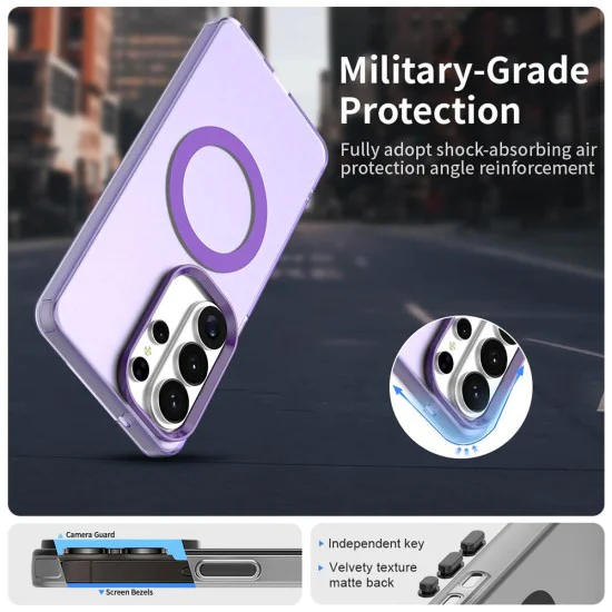 Калъф за Samsung Galaxy S26 Ultra - Techsuit CandyCase MagSafe - Лилав