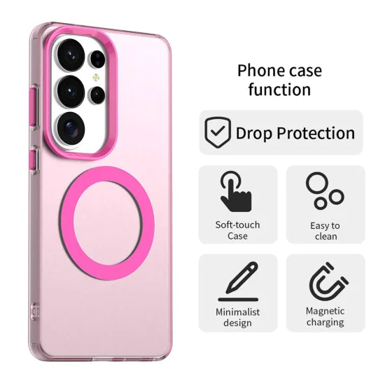 Калъф за Samsung Galaxy S26 Ultra - Techsuit CandyCase MagSafe - Розов