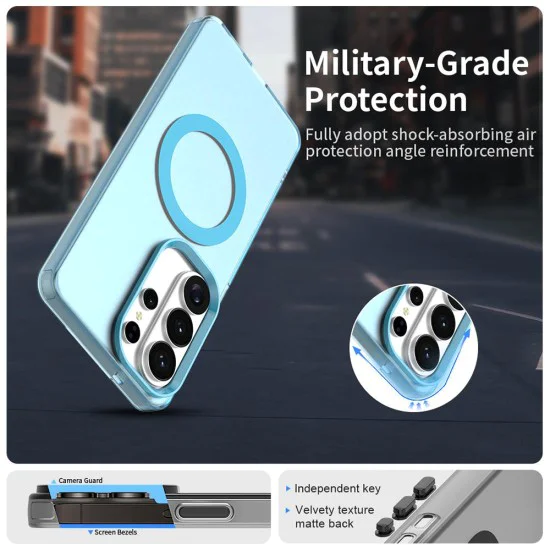Калъф за Samsung Galaxy S26 Ultra - Techsuit CandyCase MagSafe - Син