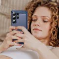 Калъф за Samsung Galaxy S26 Ultra - Techsuit Carbon Silicone - Син