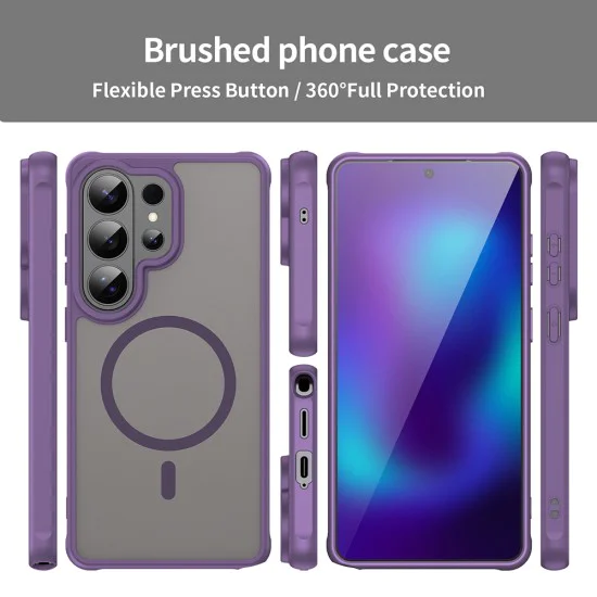 Калъф за Samsung Galaxy S26 Ultra - Techsuit HaloFrost II MagSafe - Лилав