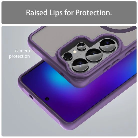 Калъф за Samsung Galaxy S26 Ultra - Techsuit HaloFrost II MagSafe - Лилав