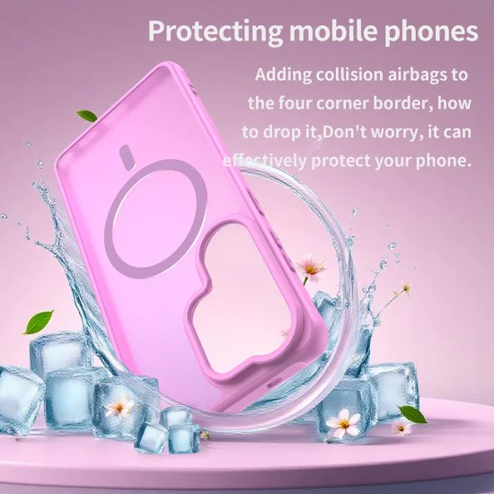 Калъф за Samsung Galaxy S26 Ultra - Techsuit HaloFrost II MagSafe - Розов