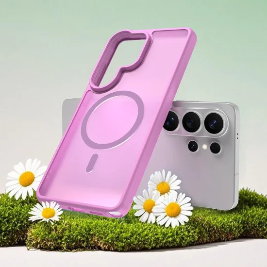 Калъф за Samsung Galaxy S26 Ultra - Techsuit HaloFrost II MagSafe - Розов