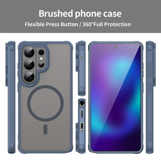 Калъф за Samsung Galaxy S26 Ultra - Techsuit HaloFrost II MagSafe - Тъмносин