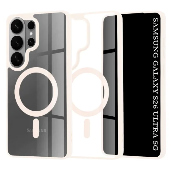 Калъф за Samsung Galaxy S26 Ultra - Techsuit MagSafe Pro - Телесен розов