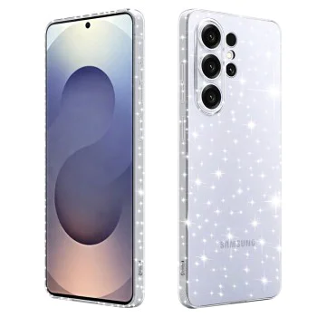 Калъф за Samsung Galaxy S26 Ultra - Techsuit SparkleSkin Series - Прозрачен