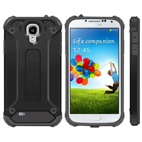 Калъф за Samsung Galaxy S4 i9500 - Hybrid Armor - Черен