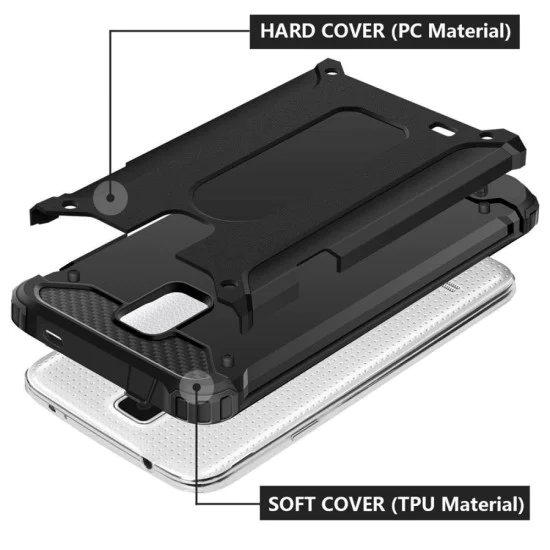 Калъф за Samsung Galaxy S5 G900 Hybrid Armor - Черен